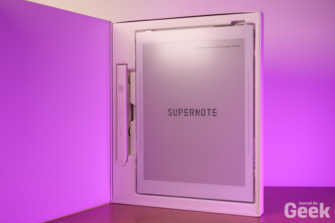 Test SuperNote Nomad A6X2, LE carnet de notes numérique