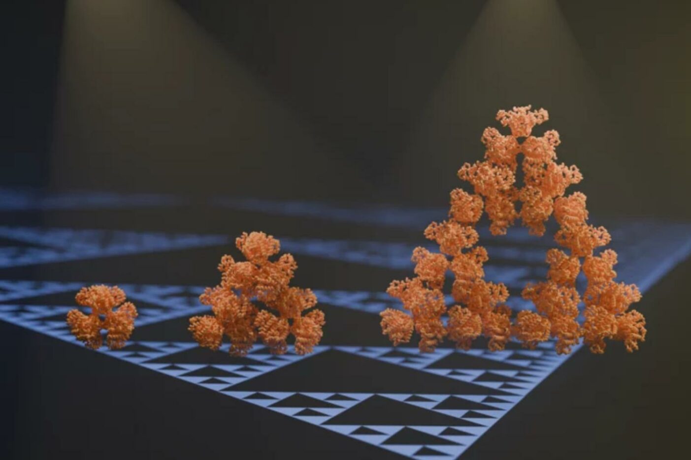 Fractale Molécule Triangle