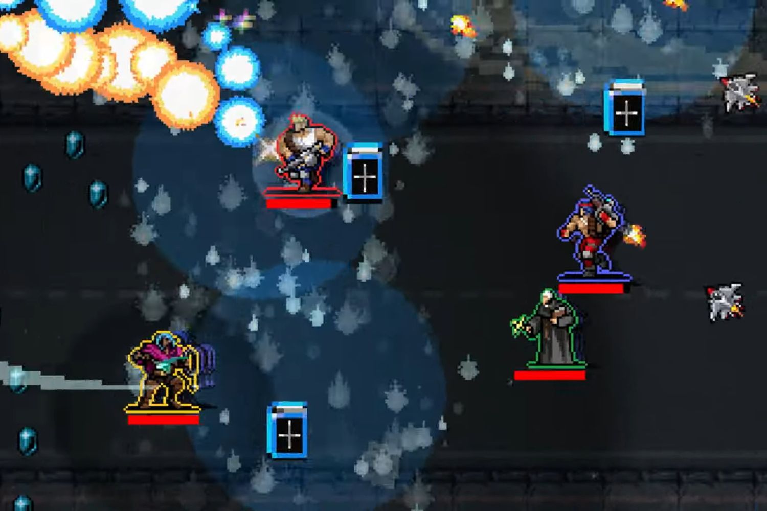 Vampire Survivors Operation Guns Contra Konami