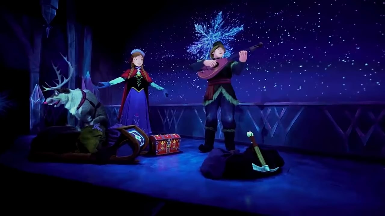 Visages Animatroniques Animatronics Lumières Disney World Frozen