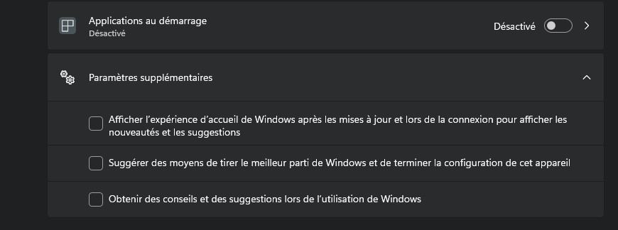 Windows Options 2