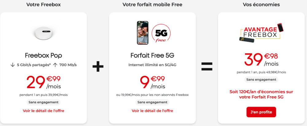 Box Internet Forfait Free Mobile