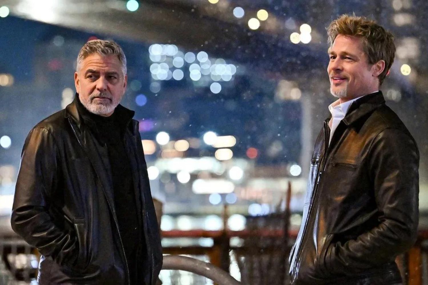 Brad Pitt George Clooney Wolfs