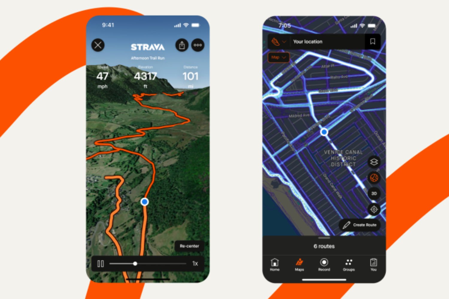 Strava Application Sport