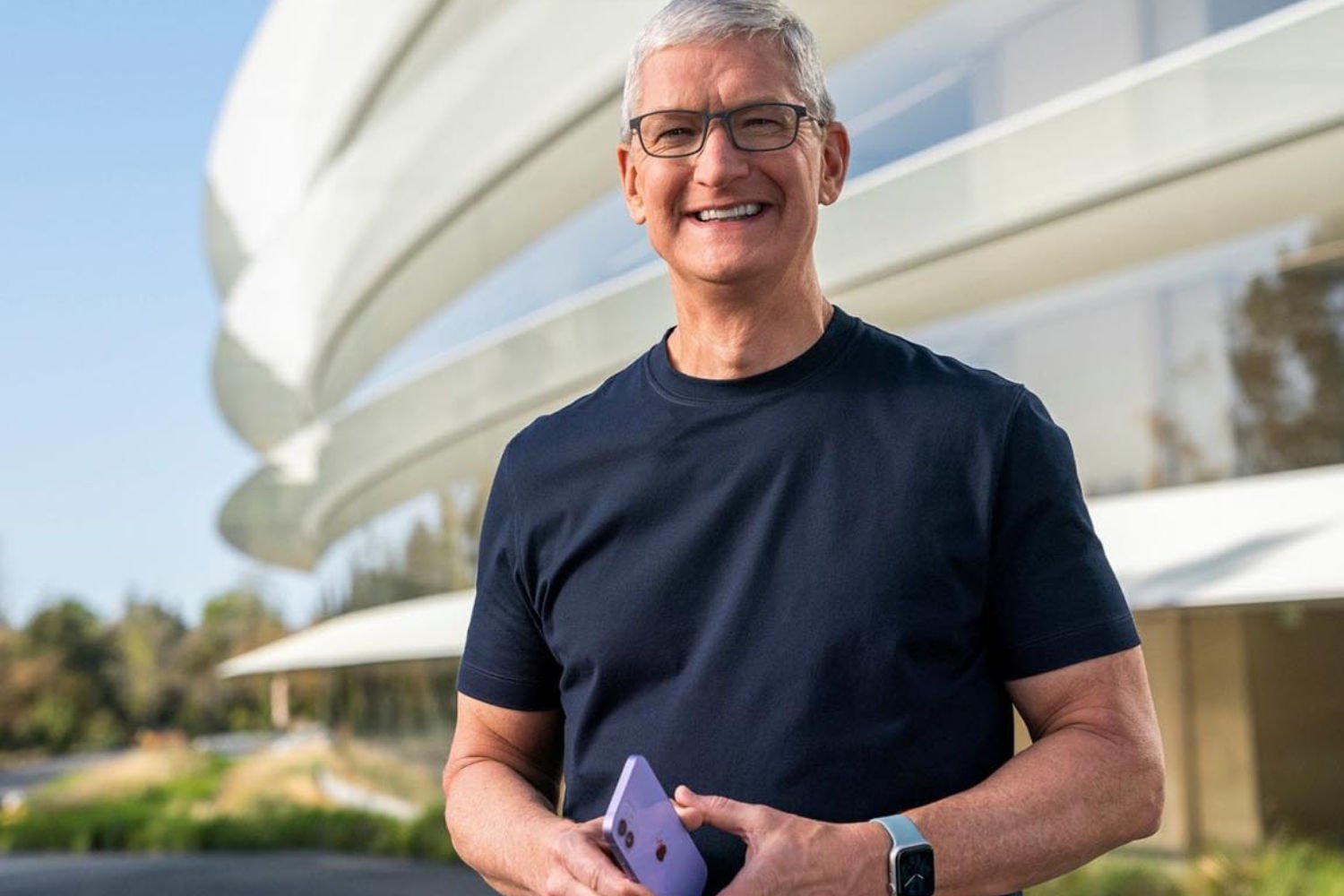 Tim Cook Apple Park