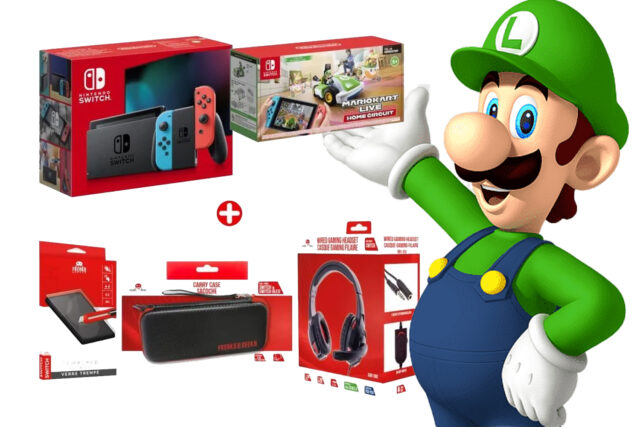 Pack Switch Mario Kart Live Luigi