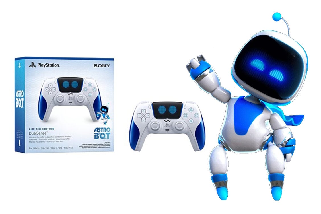 Manette Smartphone Manette PS5 DualSense Sans Fil - Édition Limitée ASTRO BOT™ Joyful (Bleu) - Précommande Neuf Accessoire Gaming Astro Manette Smartphone Manette PS5 DualSense Sans Fil - Édition Limitée ASTRO BOT™ Joyful (Bleu) - Précommande Neuf Accessoire Gaming Astro