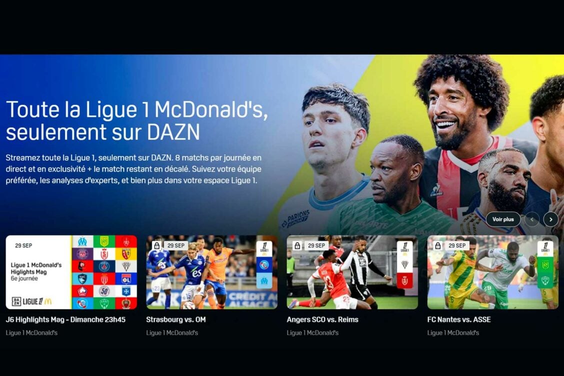 DAZN : vous pouvez regarder la Ligue 1 gratuitement (mais dépêchez-vous)