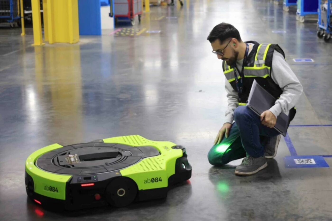 Entrepot R5e Tech Les nouveaux entrepôts high-tech d’Amazon seront dominés par les robots
