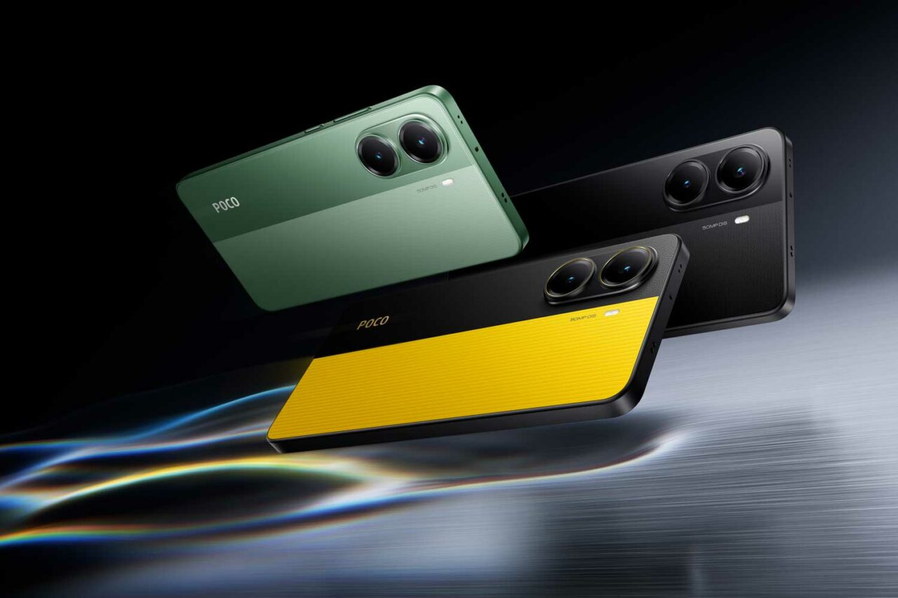 Poco X7 Pro Yellow Green Black