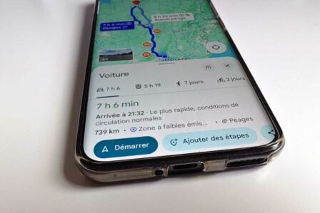 Google Maps Trajet Itineraire