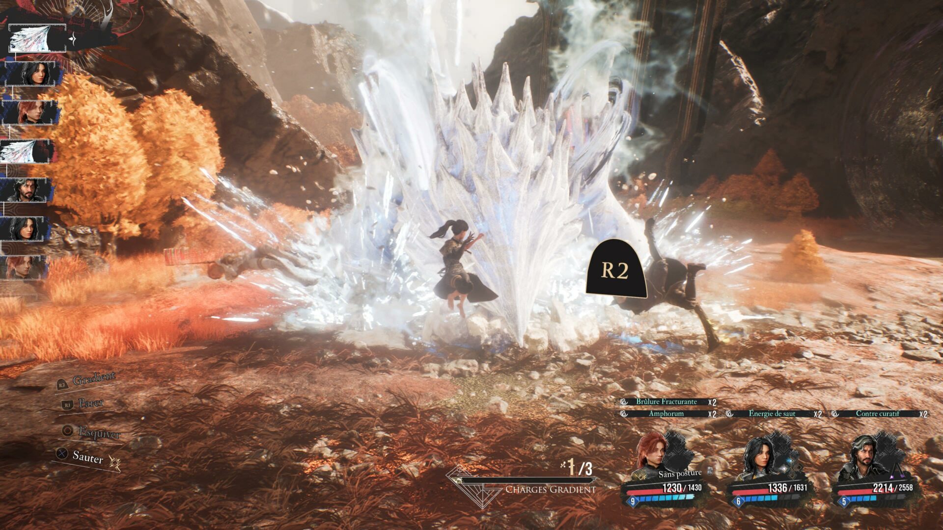 Clair Obscur Expedition 33 Combat Saut