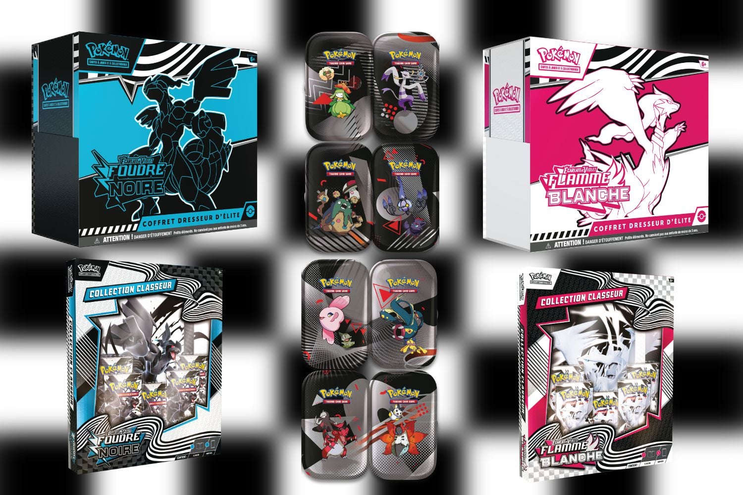 Produits Pokémon Tcg Jcc Flamme Blanche Foudre Noire