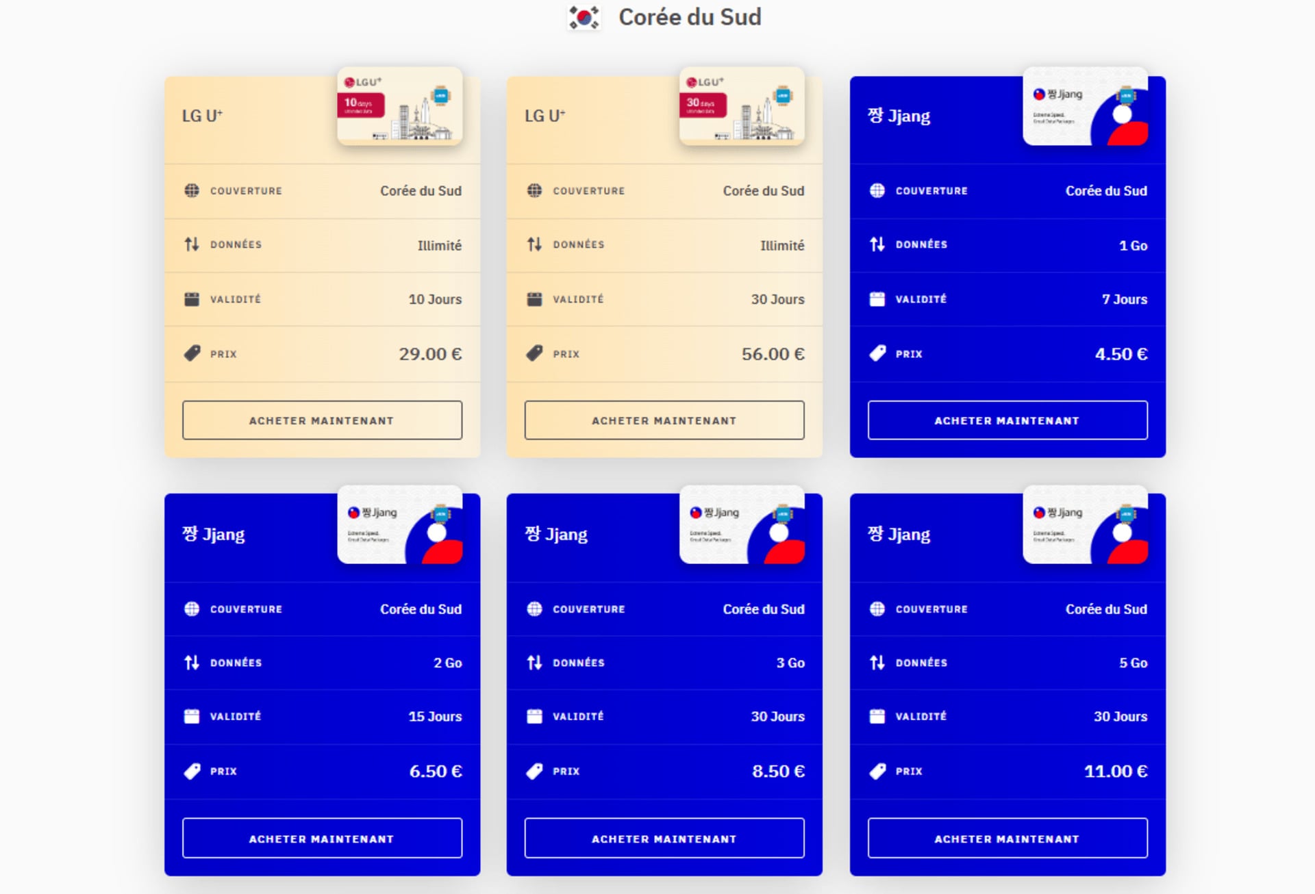 Airalo Corée Du Sud
