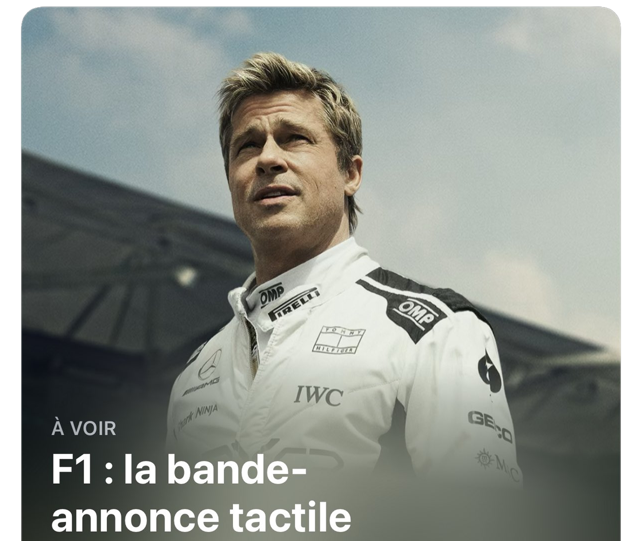 F1 Bande Annonce Tactile