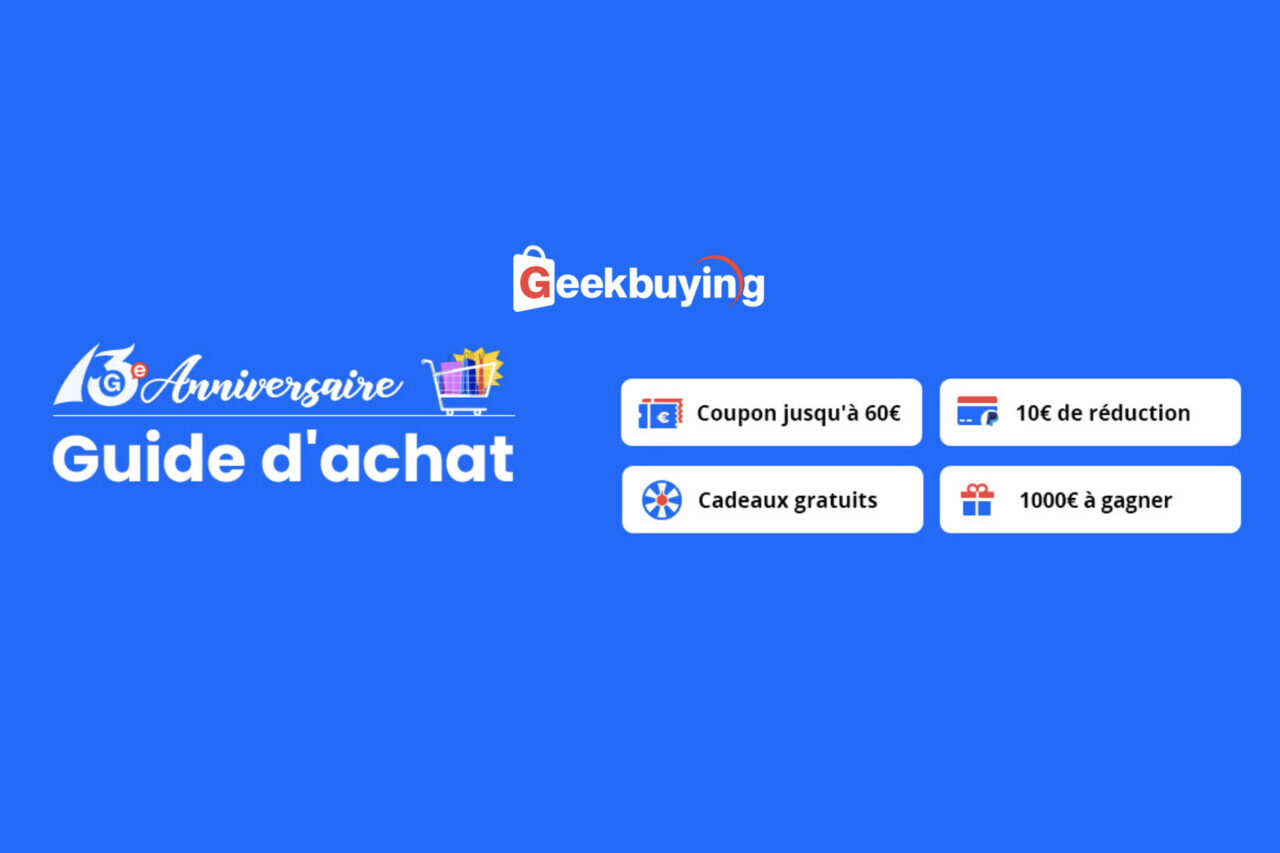 Geekbuying 13 Ans Anniversaire