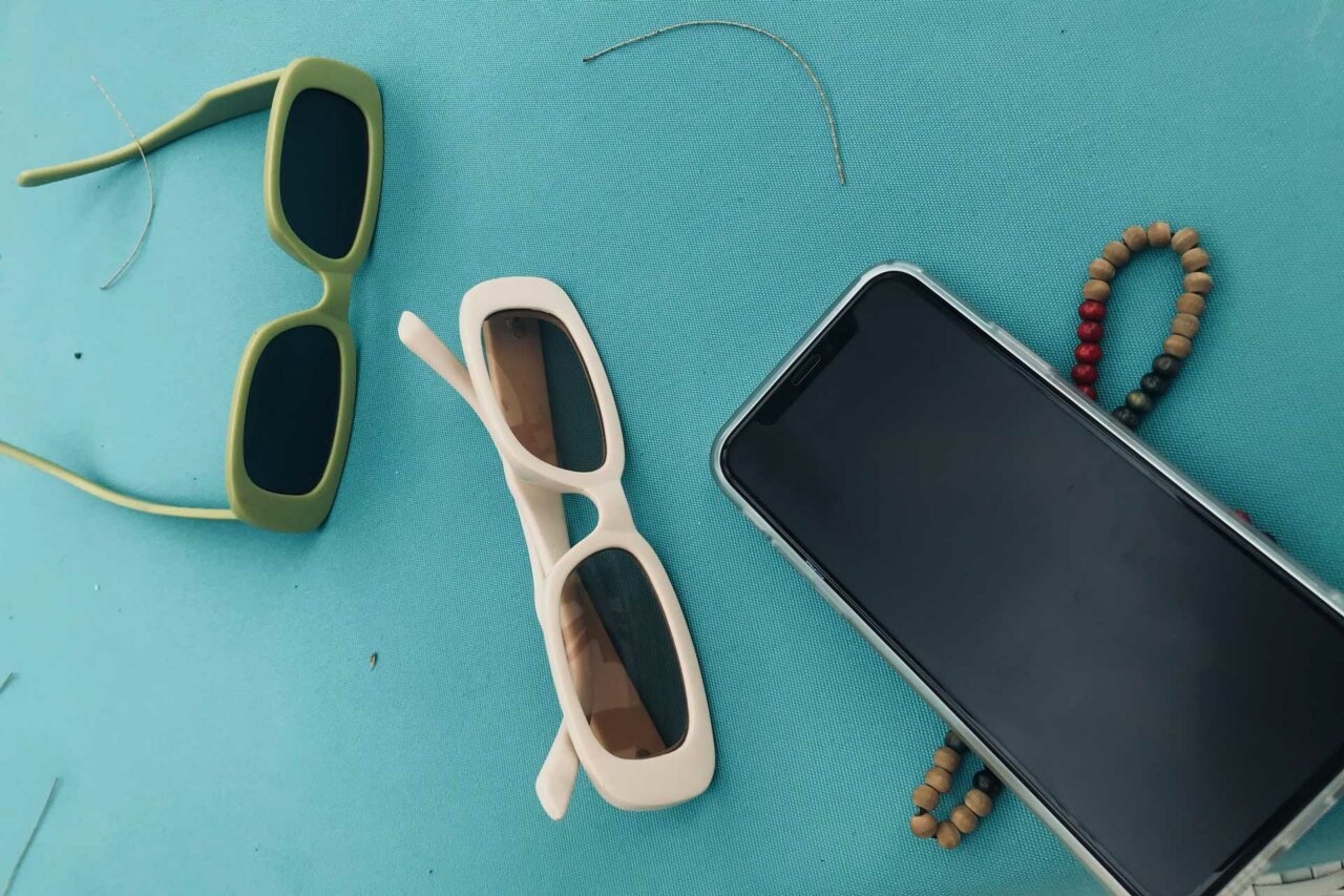 Smartphone Plage Canicule