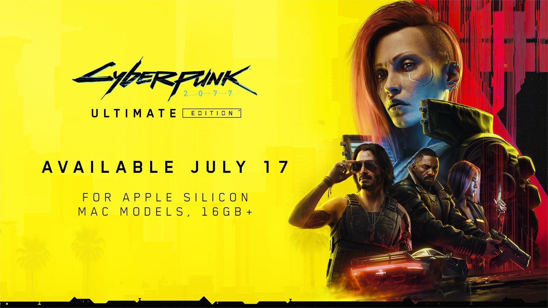 Cyberpunk 2077 Ultimate Edition Sort Sur Mac Le 17 Juillet