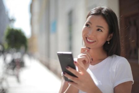 Femme Smartphone Forfait