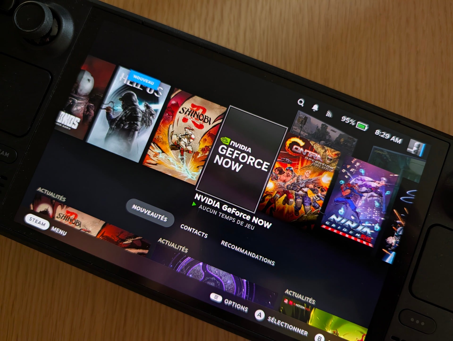 Steamdeck x GeForce NOW