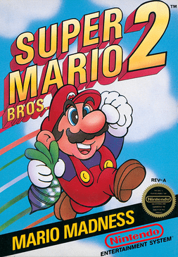 Super Mario Bros. 2 Box Art