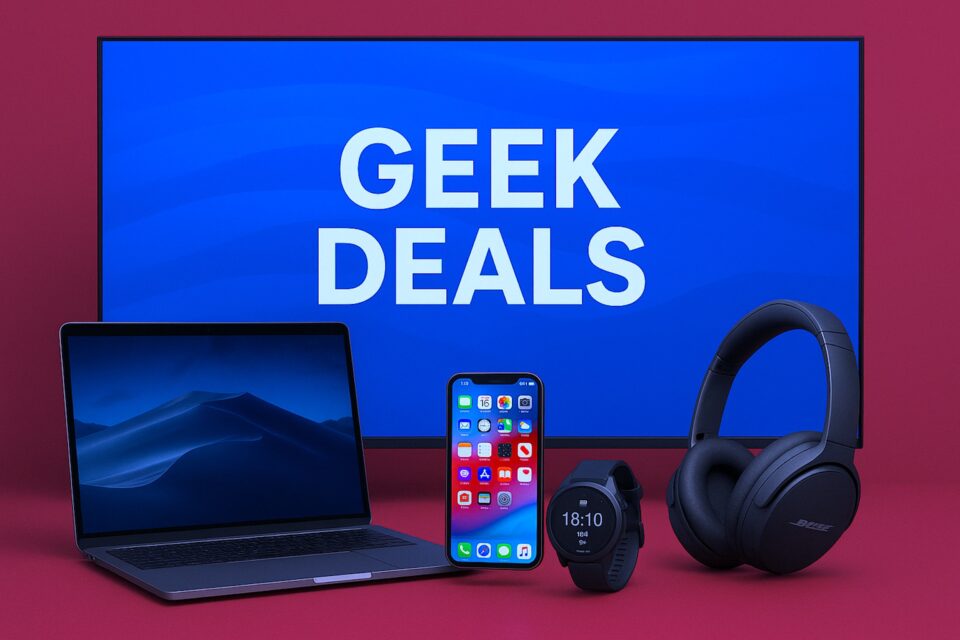 Geek Deals : 7 offres high-tech immanquables à découvrir ce week-end 🔥