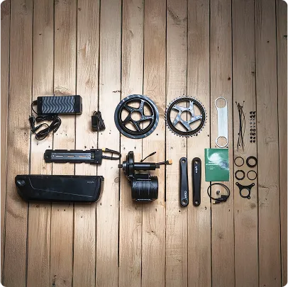 Contenu Kit Powertrail Tsdz8 Vu Complet