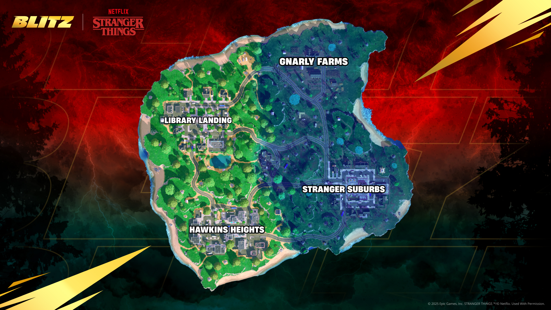 Fortnite Blitz Stranger Things Map