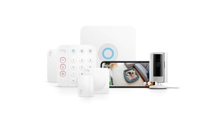 Kit D'alarme Ring 5 Pièces – 4K11SZ-0EU0, Sans Fil, Auto-installation Facile, Maison Connectée