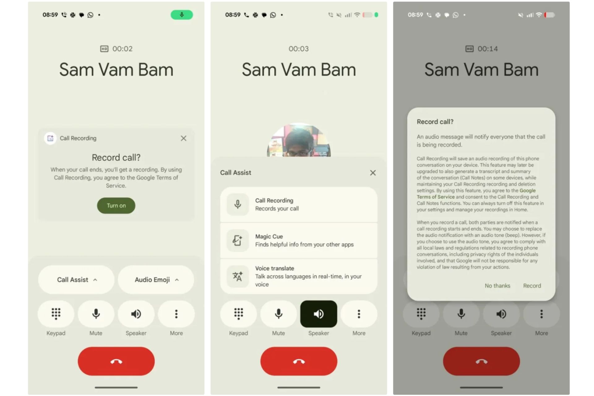 Téléphone Enregistrement (1)