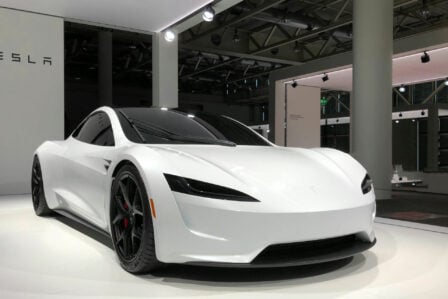 Tesla Roadster Voiture Electrique Supercar