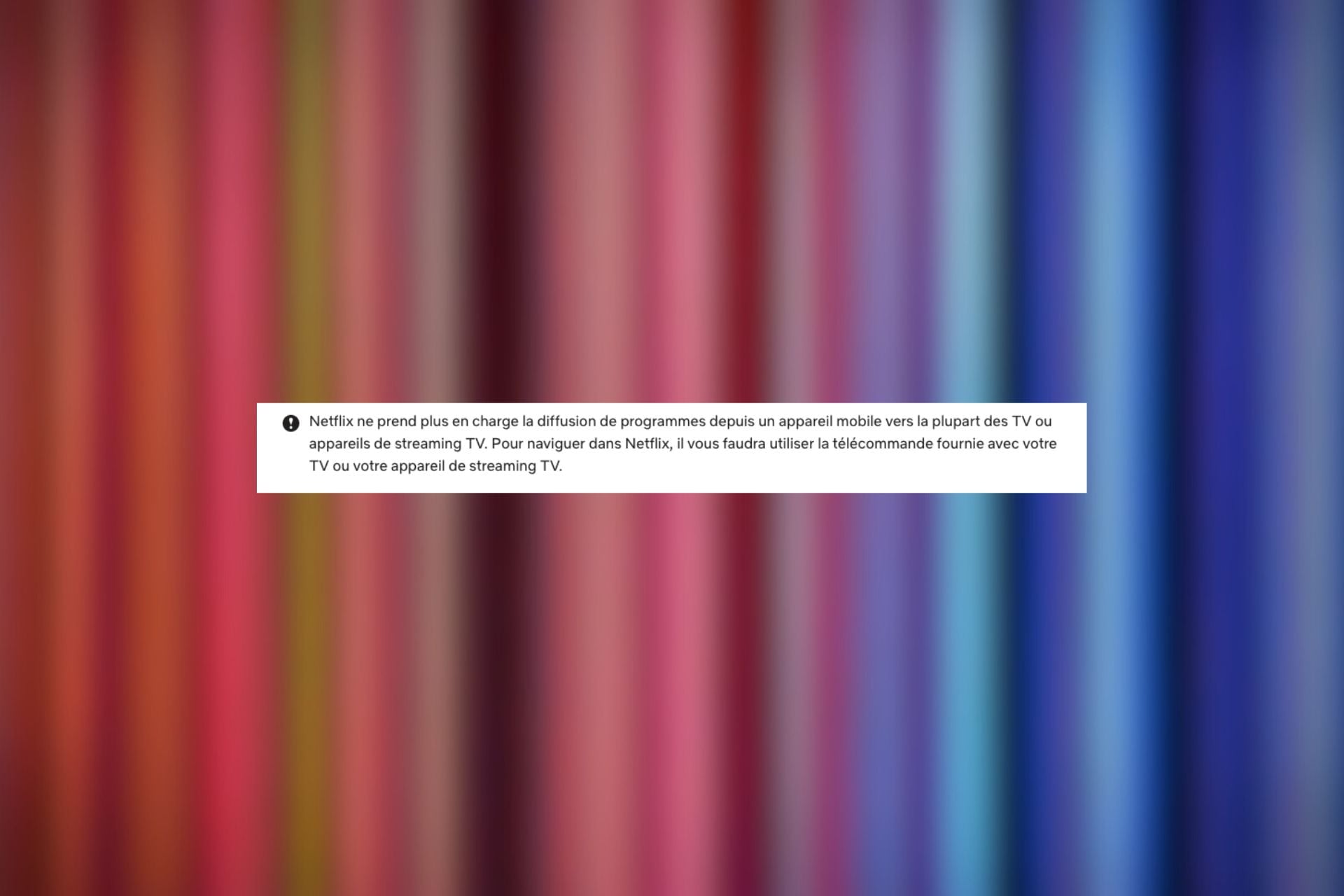 Netflix Fonctionnalité Bloquée Chromecast