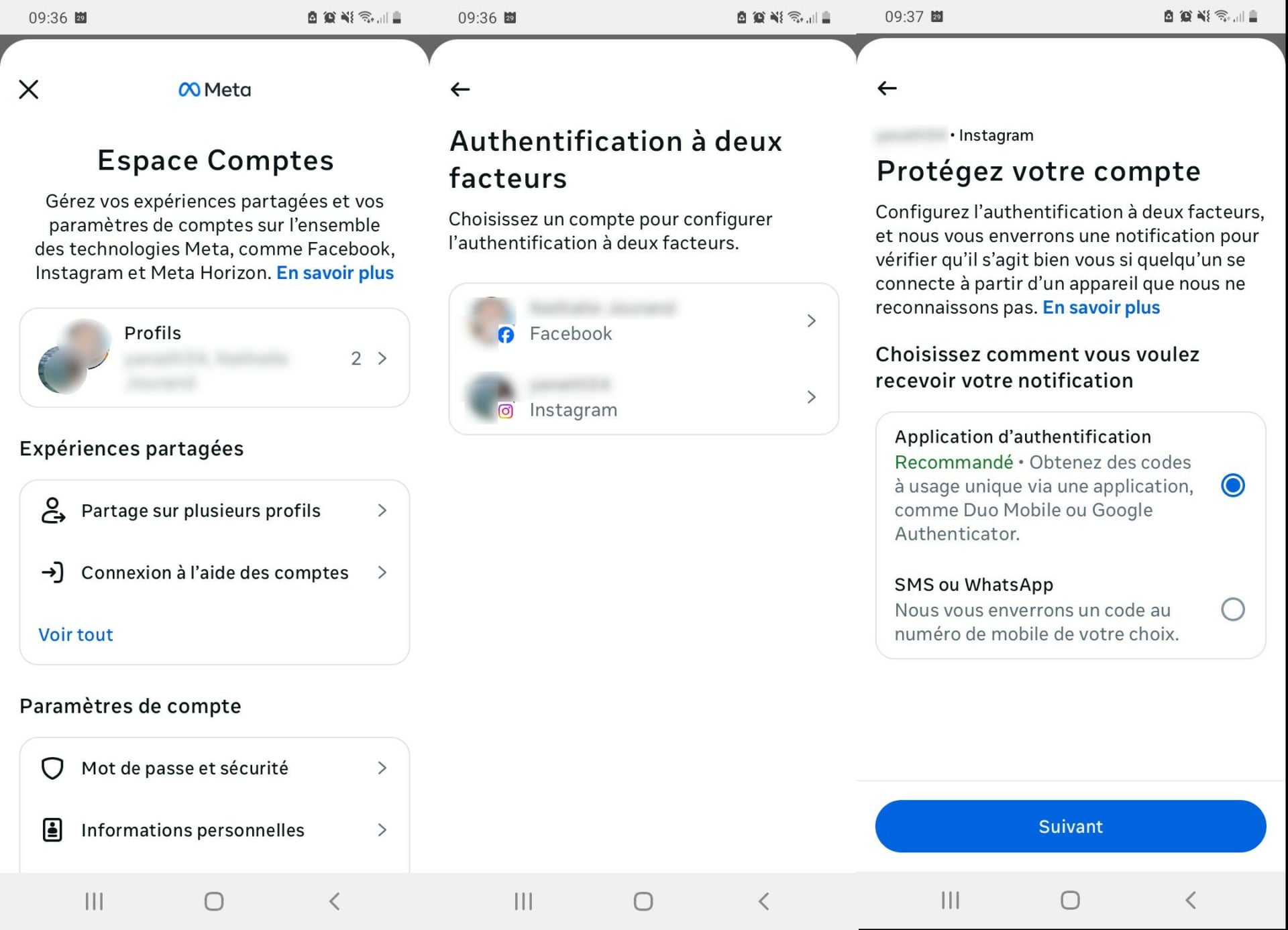 Comment activer la double authentification sur instagram