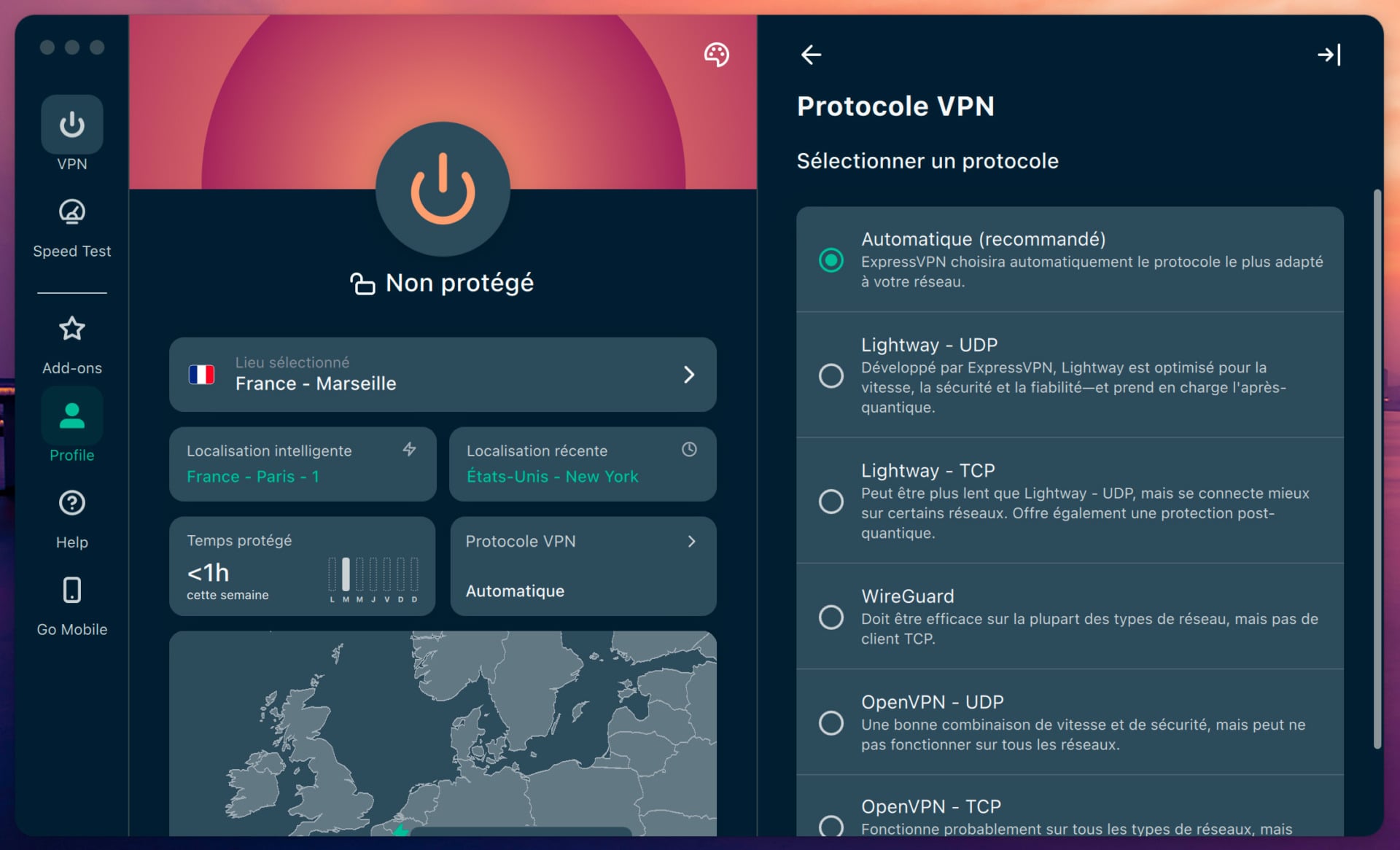 ExpressVPN — serveurs en France pour débloquer la TV française en Espagne