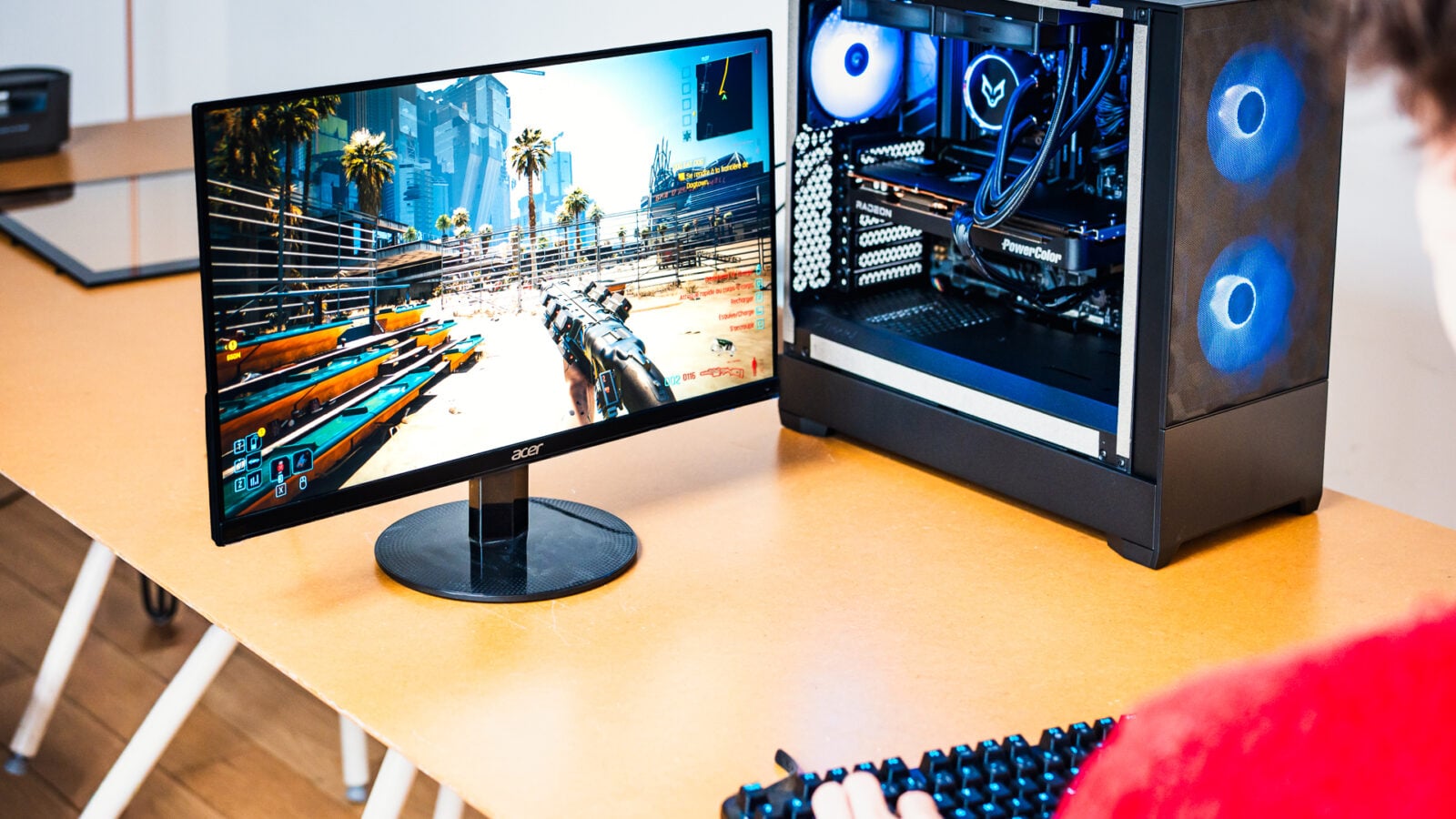 PC Gamer Complet Avec Setup - Tour Aero Cool, I5, GTX 1650, 16 Go RAM, SSD, Windows 11