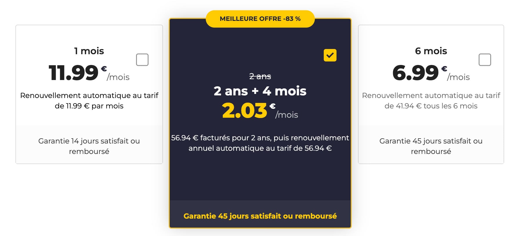 Cyberghost Prix Euros