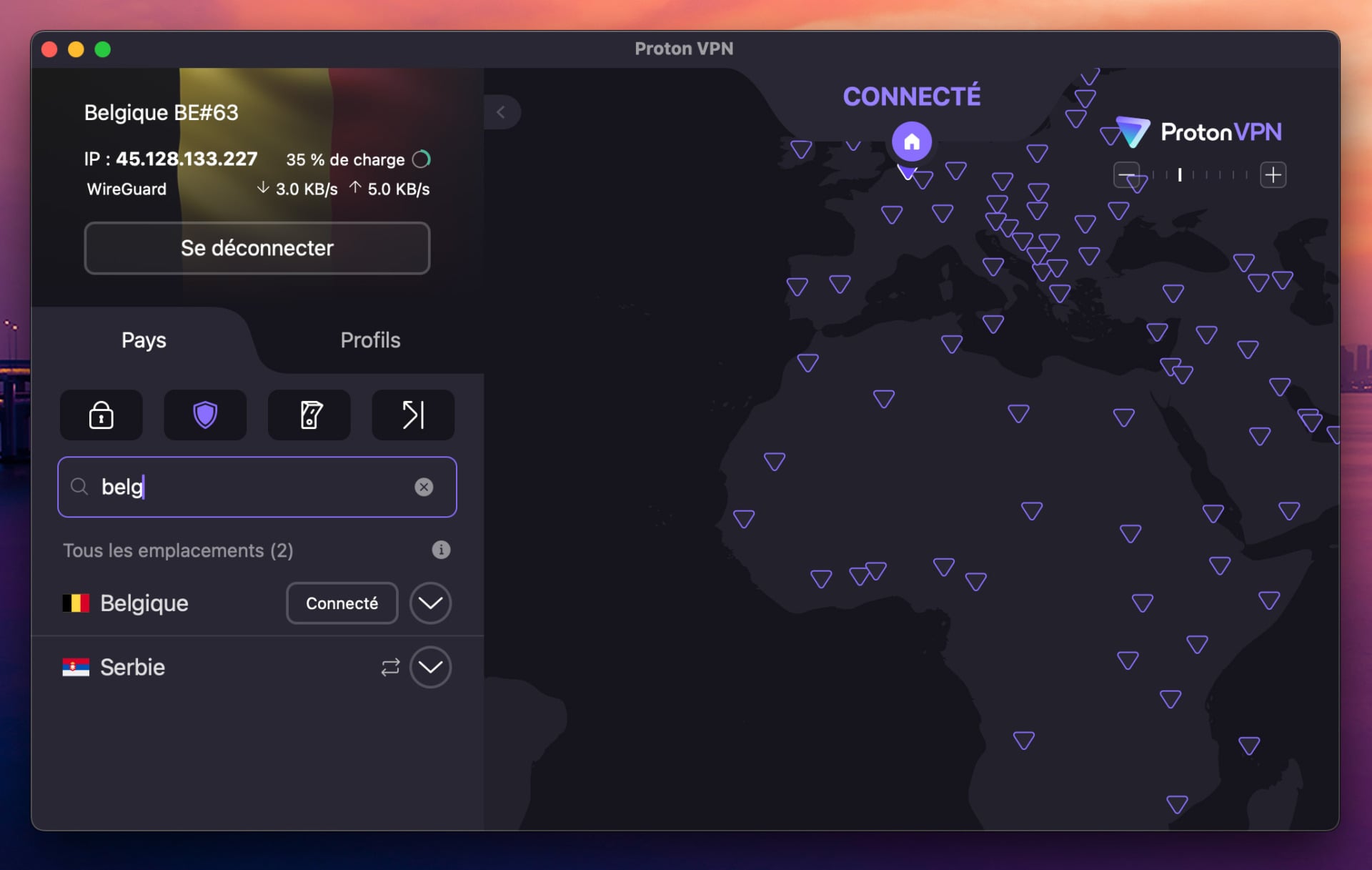 Proton Vpn Belgique