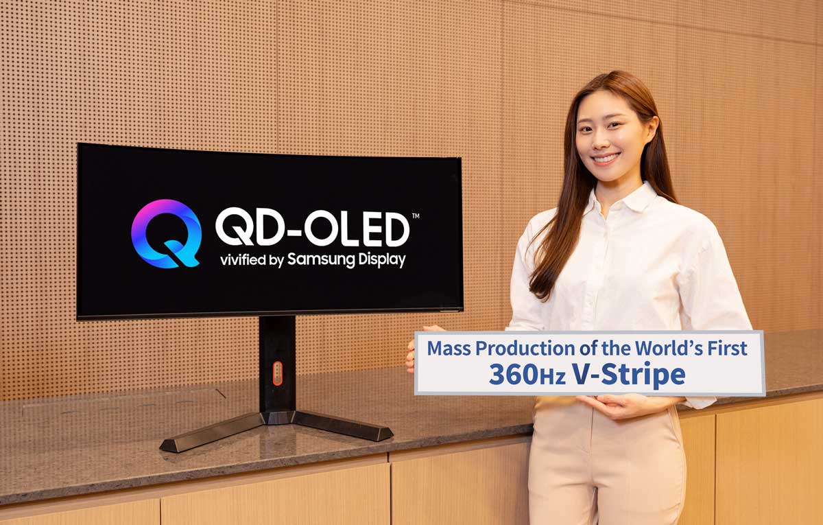 Samsung Display Qd Oled 360 Hz Pixels V Stripe