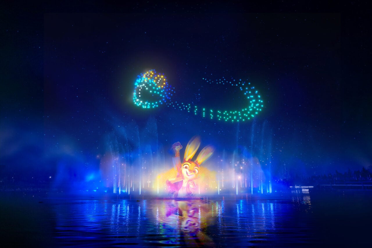 Disneyland Paris Disney Adventure World Adventure Way Disney Cascade Of Lights Zootopia Horizontal