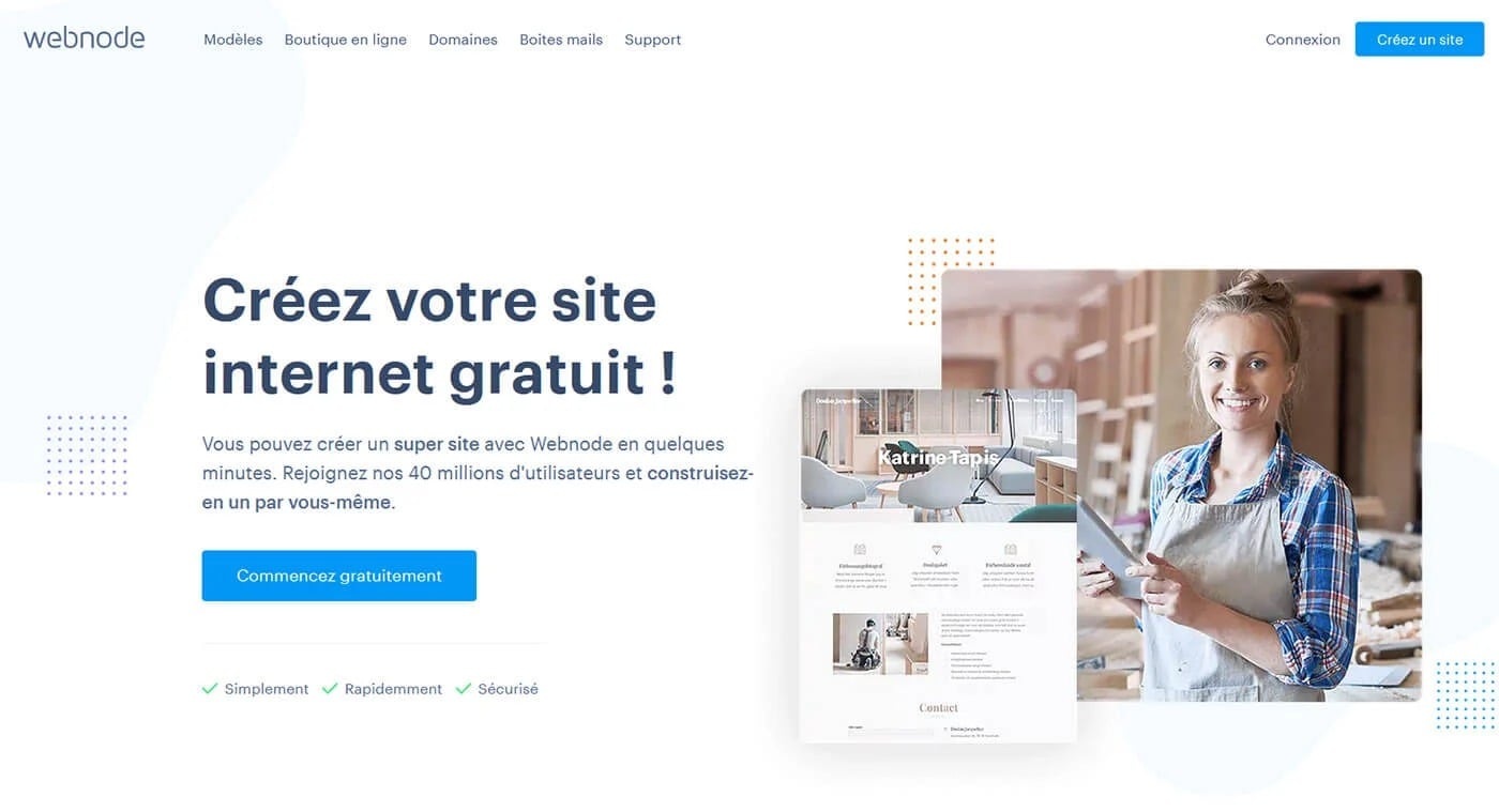 Creer Site Gratuit Webnode