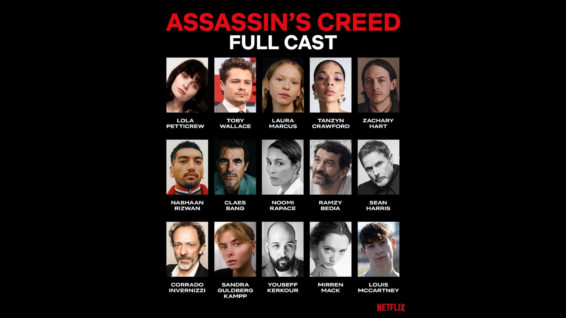 Full Cast Assassins Creed Netflix