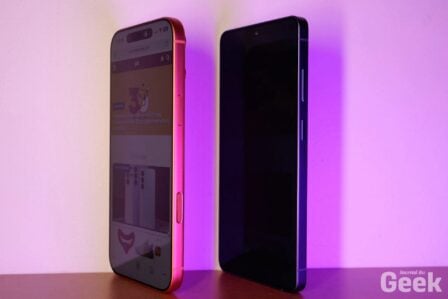 Comparaison écran Samsung Galaxy S26 Ultra mode normal et mode confidentialité Privacy Display