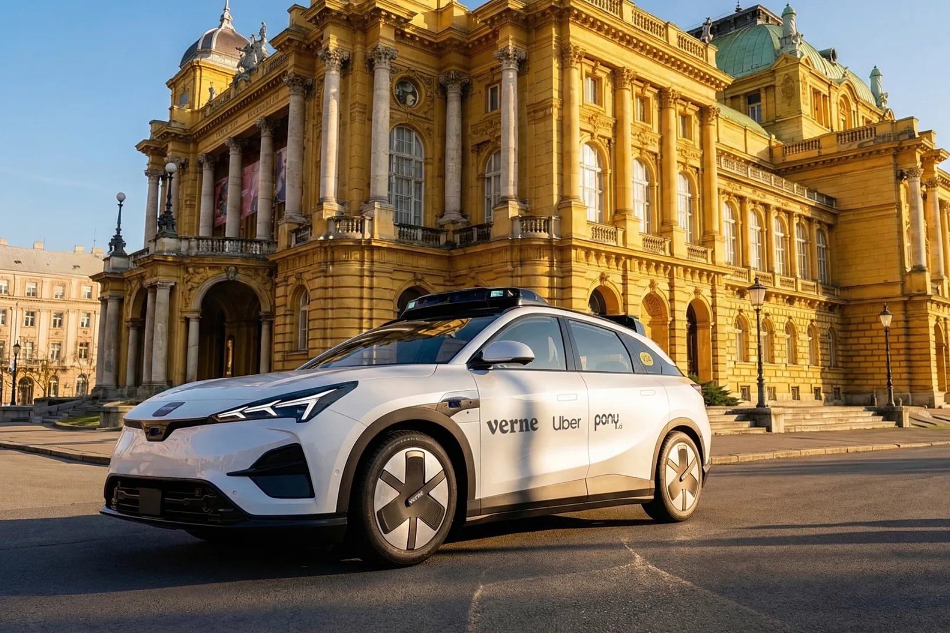 Verne Uber Pony Ai Robotaxi Croatie