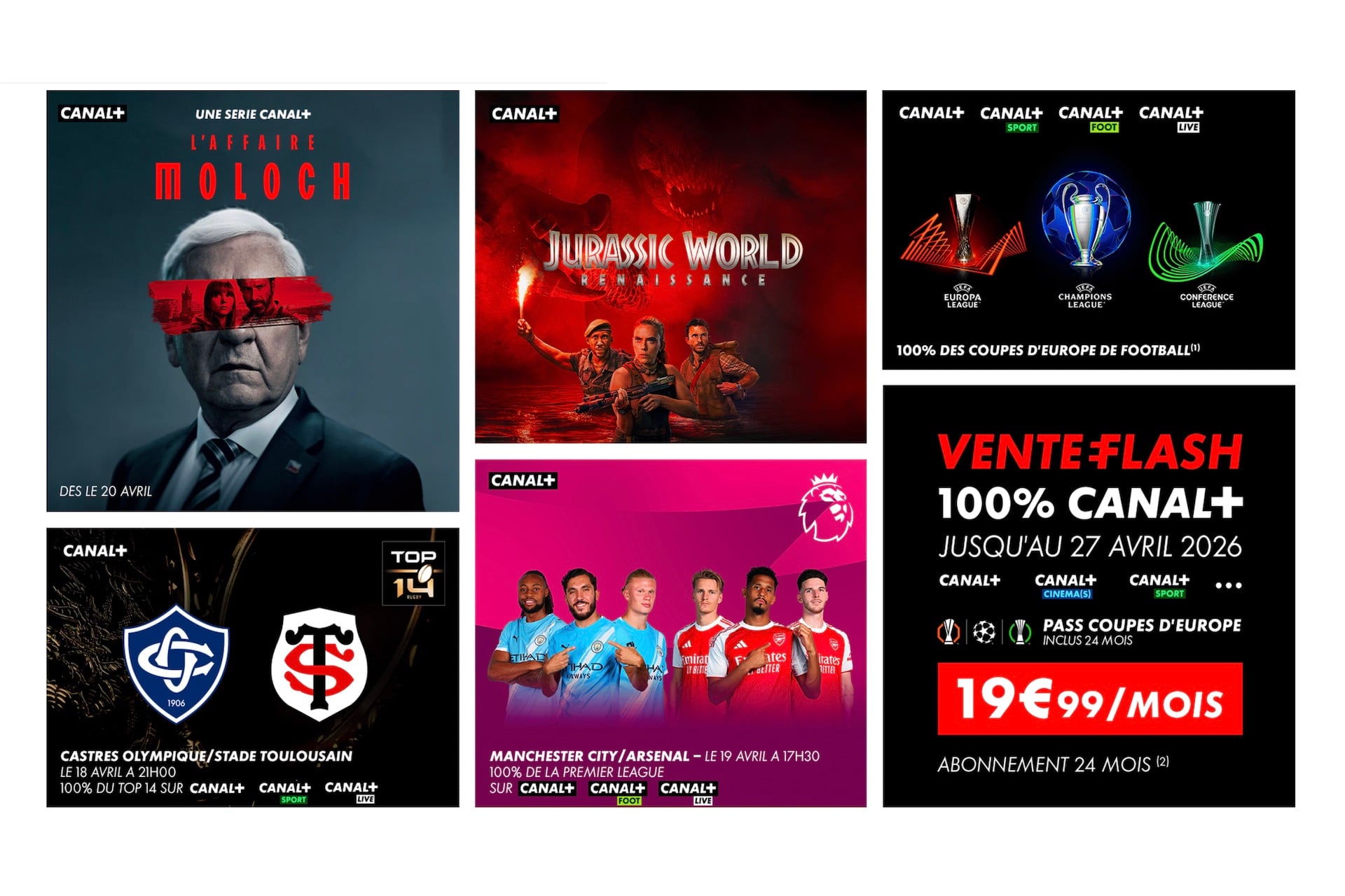 Offre 100% canal+ avril 2026