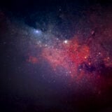 Colorful Abstract Universe Textured Background Vector