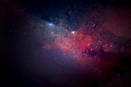 Colorful Abstract Universe Textured Background Vector