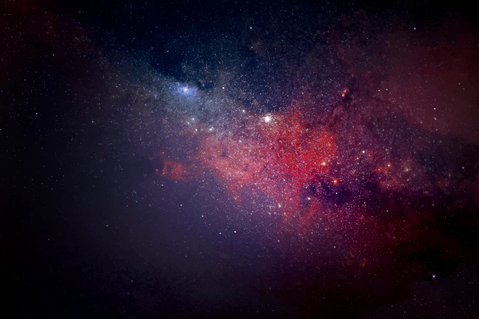 Colorful Abstract Universe Textured Background Vector