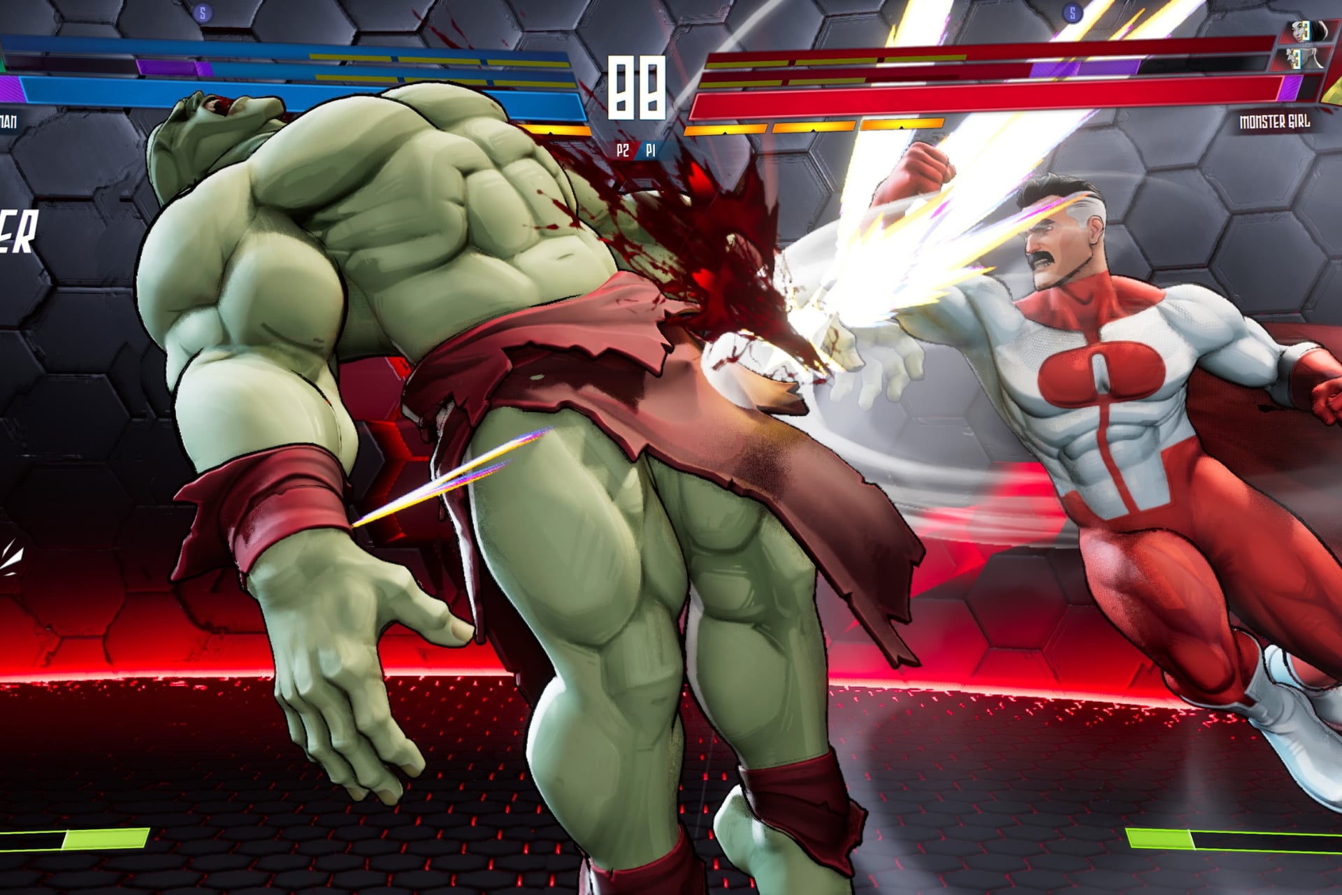 Omni Man Et Monster Girl