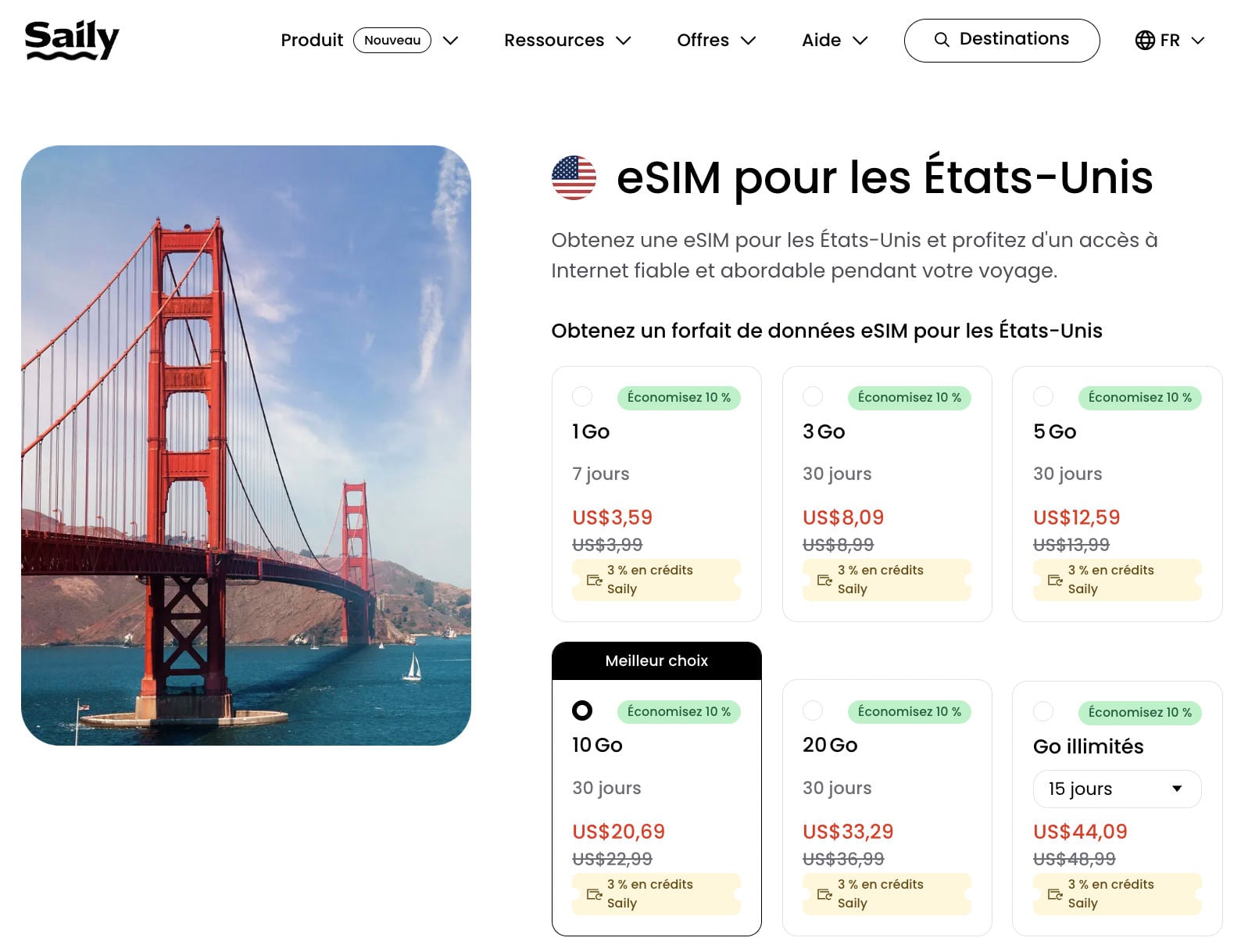 eSIM USA de Saily