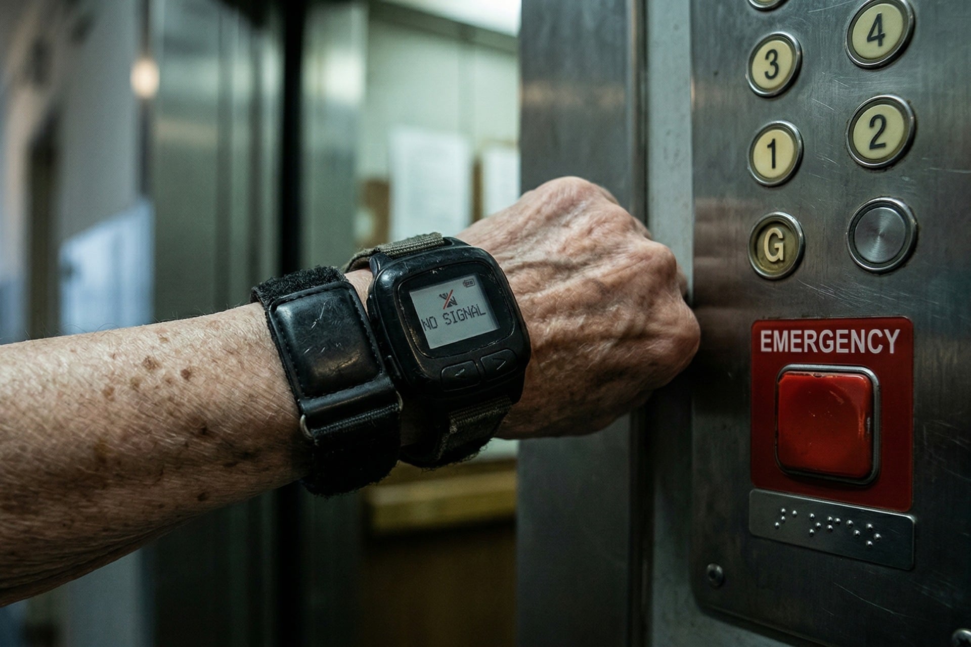 Ascenseur et bracelet antichute rendus obsolètes par la fin du réseau 2G en France